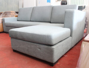 Hình ảnh Bộ ghế sofa nỉ đẹp hình chữ L thiết kế đơn giản mà đẹp