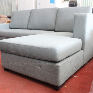 Hình ảnh Bộ ghế sofa nỉ đẹp hình chữ L thiết kế đơn giản mà đẹp