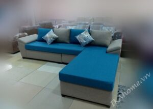 Hinh anh bo ghe sofa ni xanh duong thiet ke thoi thuong