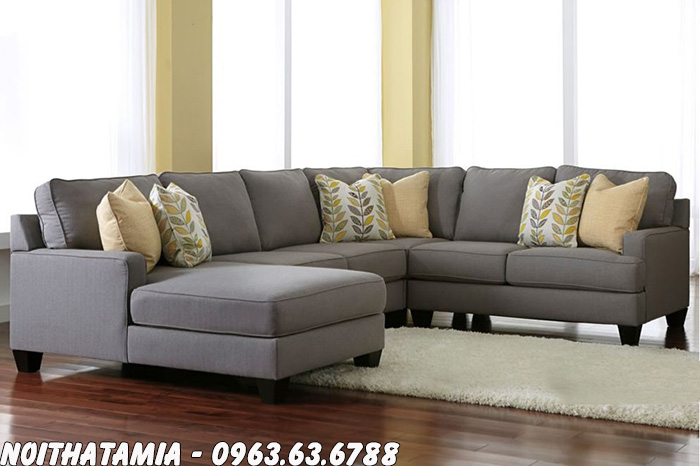 Hình ảnh Các mẫu ghế sofa nỉ đẹp Hà Nội thật hiện đại và sang trọng