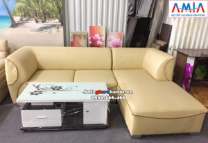 Hình ảnh Ghế sofa da giá rẻ đẹp cho phòng khách hiện đại