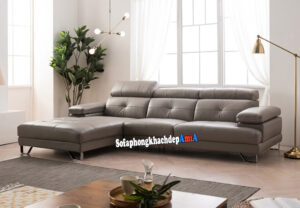 Hình ảnh Ghế sofa da phòng khách hiện đại và sang trọng