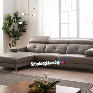 Hình ảnh Ghế sofa da phòng khách hiện đại và sang trọng