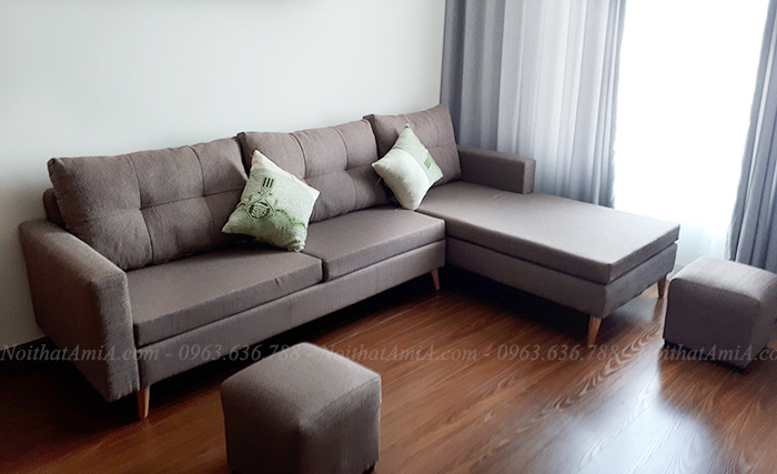 Hình ảnh Mẫu ghế sofa đẹp hiện đại bài trí trong phòng khách nhà khách hàng