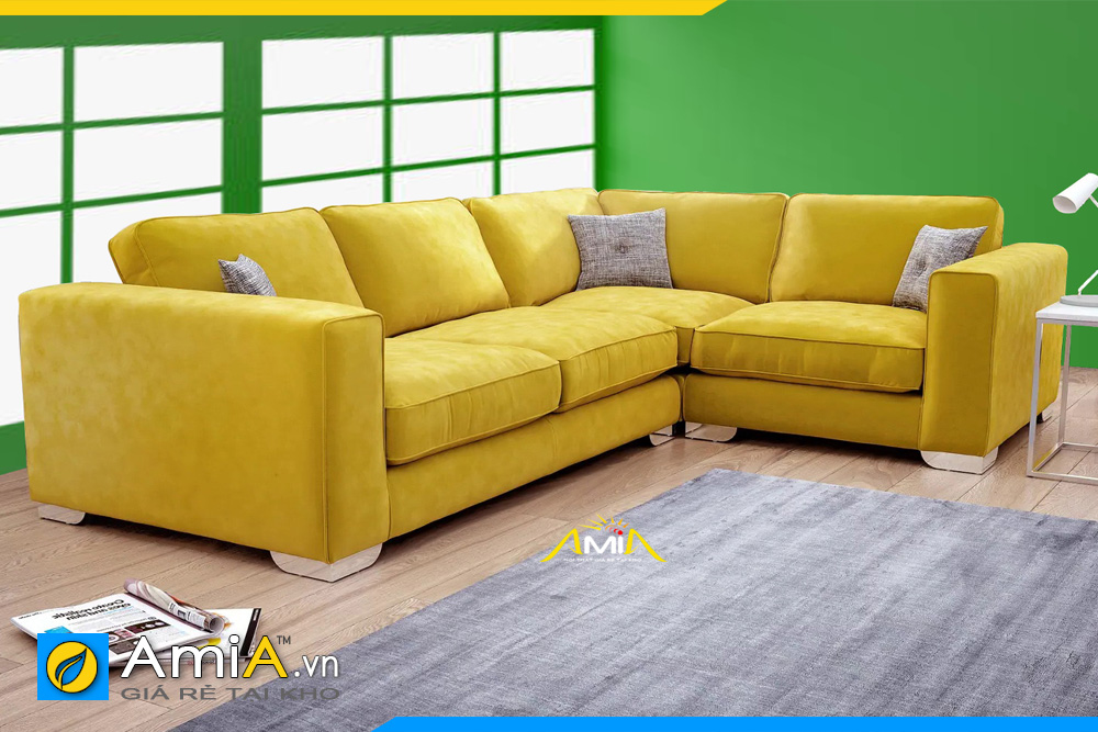 Mẫu ghế sofa góc chữ L đẹp hiện đại mã AmiA 20231