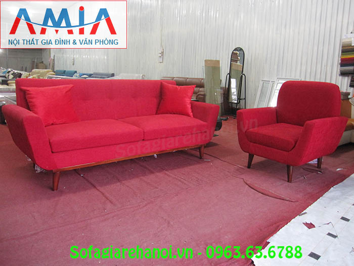 Hình ảnh bộ ghế sofa văng nỉ đẹp hiện đại