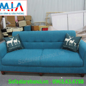 Hình ảnh bộ ghế sofa mini đẹp hiện đại với thiết kế dạng ghế sofa văng nỉ