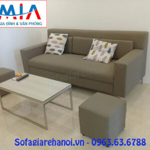 Hình ảnh ghế sofa nhỏ xinh đẹp hiện đại kết hợp bàn trà sofa kiểu mới