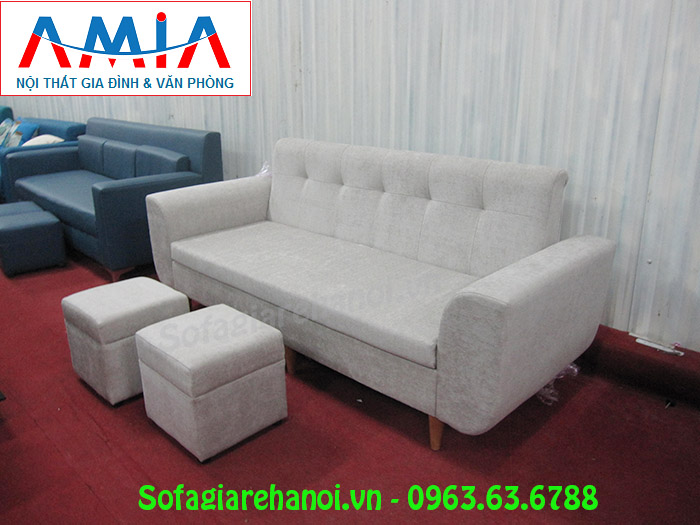 Hình ảnh mẫu ghế sofa nhỏ xinh thiết kế dạng ghế sofa văng đẹp