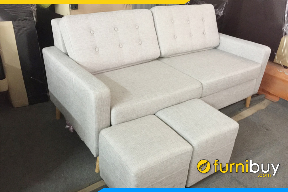 ghe sofa ni 2 cho ngoi cho phong khach nho fb171