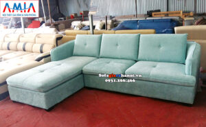 Hình ảnh Ghế sofa nỉ chữ L đẹp hiện đại cho phòng khách đẹp gia đình