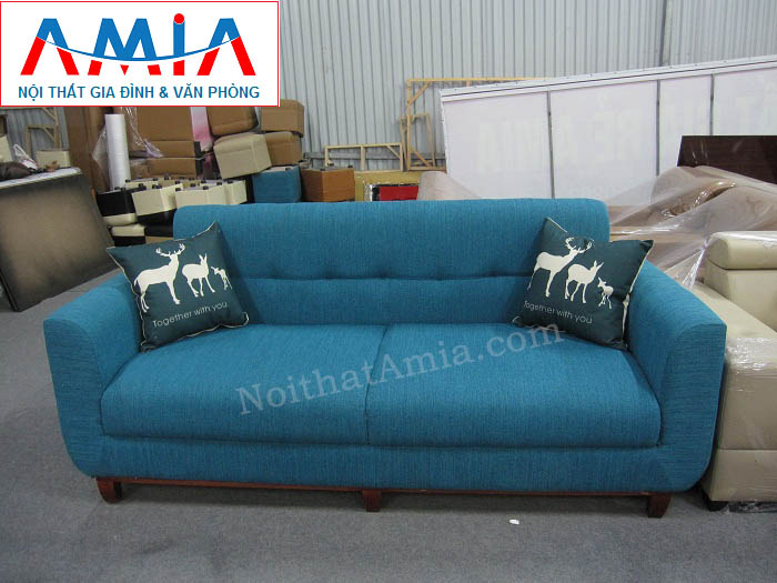 Hình ảnh cho ghế sofa nỉ dạng văng đẹp hiện đại cho không gian phòng khách hiện đại