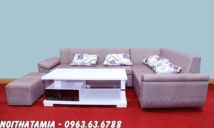 Hình ảnh Ghế sofa nỉ đẹp Hà Nội mang phong cách thiết kế hiện đại và sang trọng