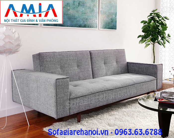 Hình ảnh mẫu ghế sofa văng cho nhà chung cư với chất liệu nỉ hiện đại