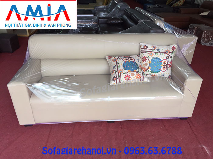 Hình ảnh cho mẫu ghế sofa da văng đẹp nhỏ xinh cho không gian căn phòng đẹp