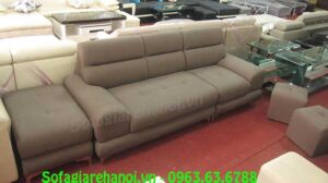 Hình ảnh bộ ghế sofa văng da đẹp hiện đại cho không gian căn phòng khách gia đình