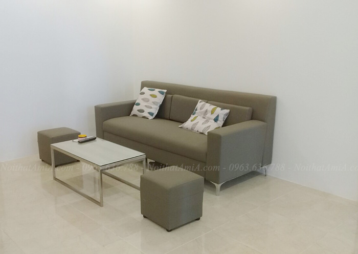 Hình ảnh Mẫu ghế sofa văng đẹp hiện đại chất liệu da