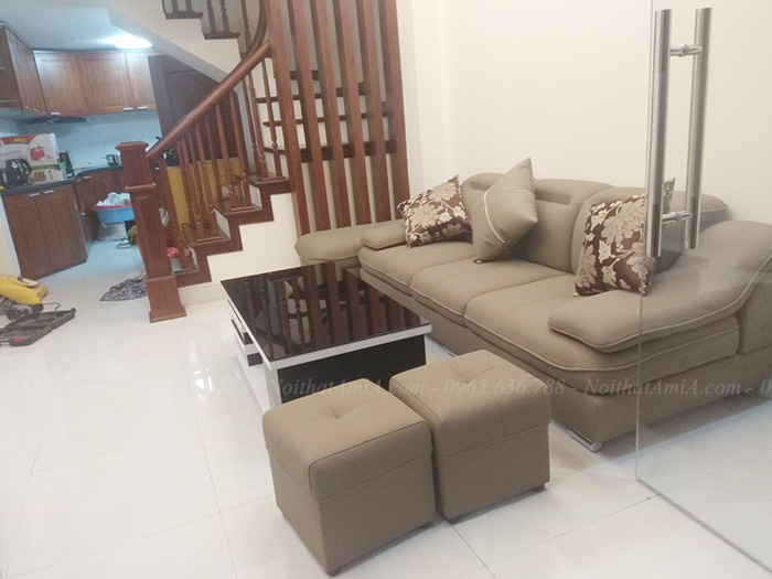 Hình ảnh Ghế sofa văng đẹp xinh cho phòng khách nhà khách hàng