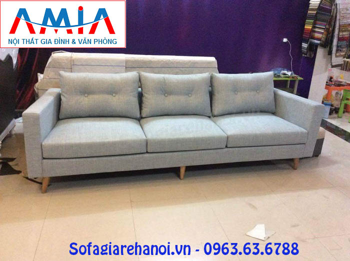 Hình ảnh cho bộ ghế sofa văng nỉ đẹp 3 chỗ cho không gian phòng khách đẹp