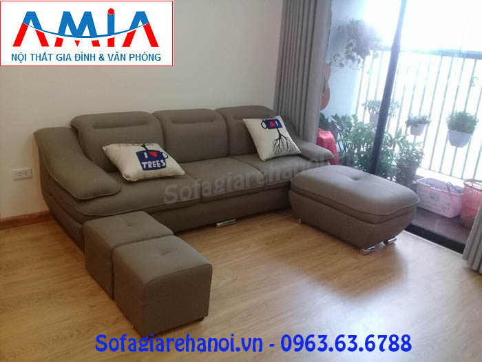 Hình ảnh cho mẫu ghế sofa văng đẹp được bài trí tại phòng khách nhà khách hàng