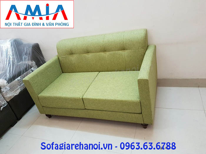 Hình ảnh cho mẫu ghế sofa văng nỉ kích thước nhỏ đẹp hiện đại cho phòng khách nhỏ