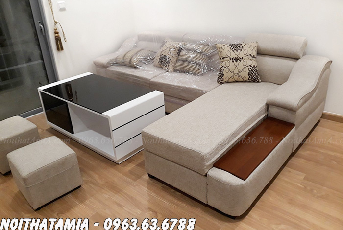 Hình ảnh ghế sofa nỉ đẹp cho phòng khách nhà chung cư