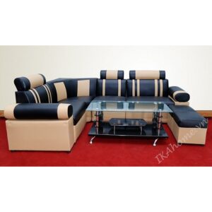 Hinh anh mau bo ghe sofa goc xanh hien dai