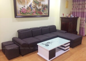 Hình ảnh Mẫu ghế sofa đẹp chất liệu nỉ hiện đại và sang trọng