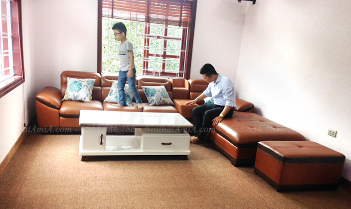 Hình ảnh Ghế sofa đẹp chữ L thật hiện đại và sang trọng