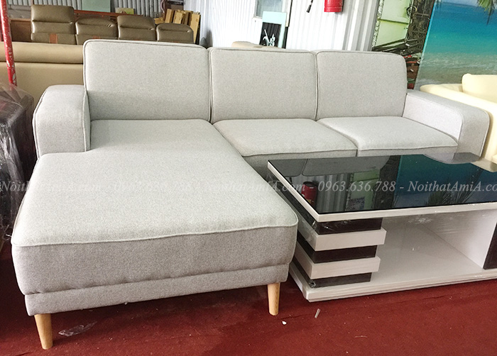 Hình ảnh Mẫu ghế sofa nỉ phòng khách hiện đại tại Hà Nội