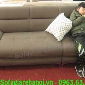 Hình ảnh mẫu ghế sofa văng da đẹp là một sản phẩm mới tại Kho nội thất AmiA