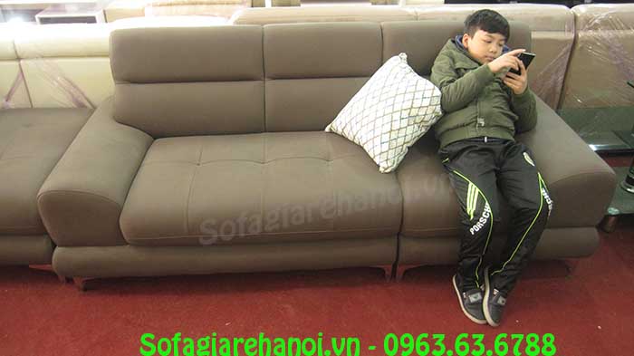 Hình ảnh mẫu ghế sofa văng da đẹp là một sản phẩm mới tại Kho nội thất AmiA