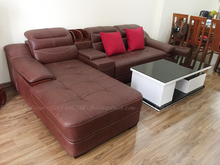 Hình ảnh Mẫu sofa da đẹp cho nhà đẹp, nhà xinh