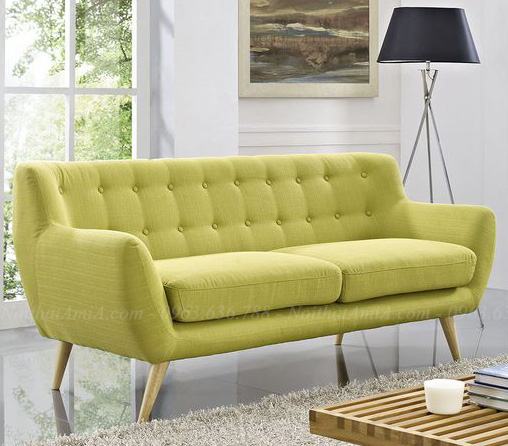 Hình ảnh Mẫu sofa đẹp nỉ dạng văng cho không gian căn phòng khách đẹp