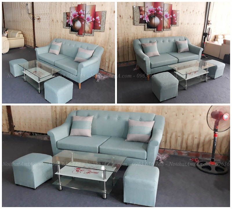 Hình ảnh các mẫu sofa nhỏ đẹp hiện đại với các góc chụp