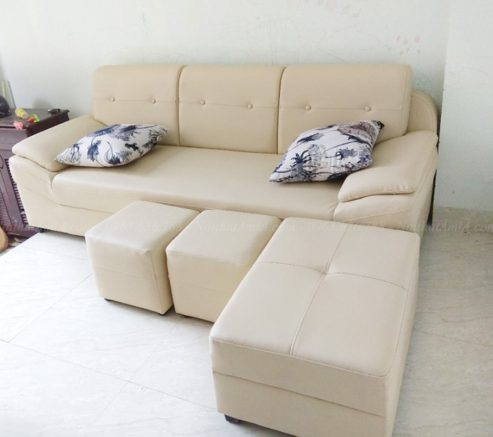 Hình ảnh Mẫu sofa văng đẹp 3 chỗ hiện đại và sang trọng tại Hà Nội