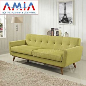 Hình ảnh cho ghế sofa văng đẹp nhỏ xinh với màu vàng chanh độc đáo