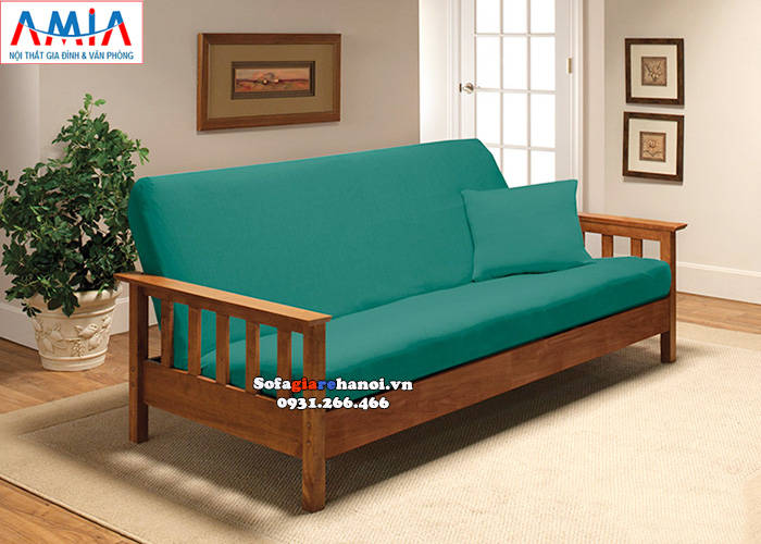 Hình ảnh Mẫu sofa văng gỗ đẹp cho phòng khách hiện đại, sang trọng