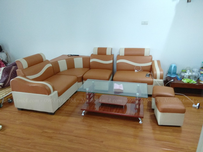 Hình ảnh Sofa đẹp giá rẻ tại Hà Nội chụp tại nhà khách hàng