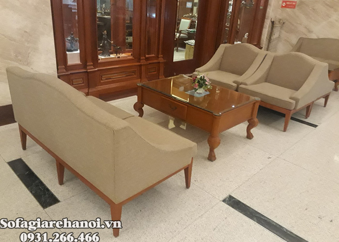 Hình ảnh Mẫu ghế sofa cafe Hà Nội bài trí xinh xắn trong không gian đẹp