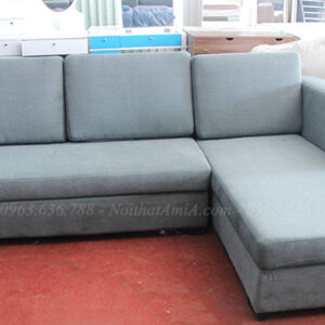 Hình ảnh Sofa chữ L chất liệu nỉ đẹp hiện đại giá rẻ tại Hà Nội