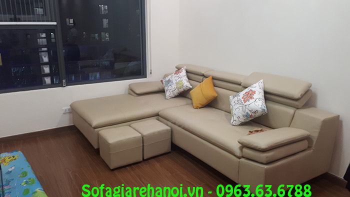 Hình ảnh sofa da cho chung cư đẹp hiện đại và sang trọng bài