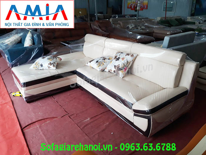 Hình ảnh mẫu sofa da góc chữ L sang trọng và thời thượng