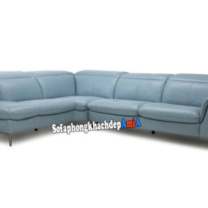 Hình ảnh Sofa da đẹp cho phòng khách cao cấp chất liệu da nhập khẩu Malaysia