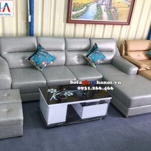 Hình ảnh Ghế sofa da đẹp kích thước lớn với chất liệu da hiện đại kê phòng khách lớn cao cấp