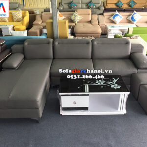 Hình ảnh Sofa da góc phòng khách giá rẻ tại Hà Nội khu vực Hà Đông