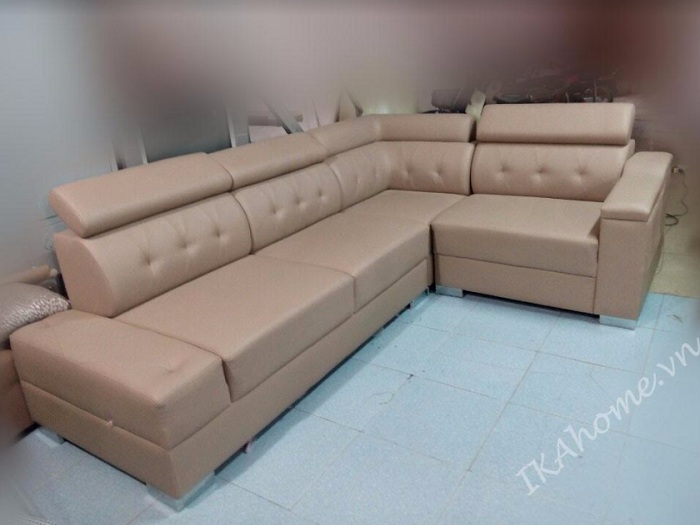 sofa da mau kem cho phong khach sang trong