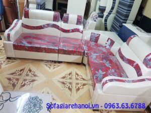 Hình ảnh mẫu ghế sofa da góc giá rẻ da pha nỉ đẹp hiện đại và sang trọng