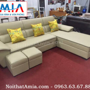 Hình ảnh cho mẫu sofa da phòng khách đẹp với thiết kế hiện đại