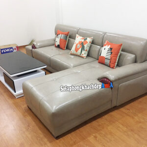 Hình ảnh Sofa da phòng khách nhập khẩu Hàn Quốc đẹp sang trọng